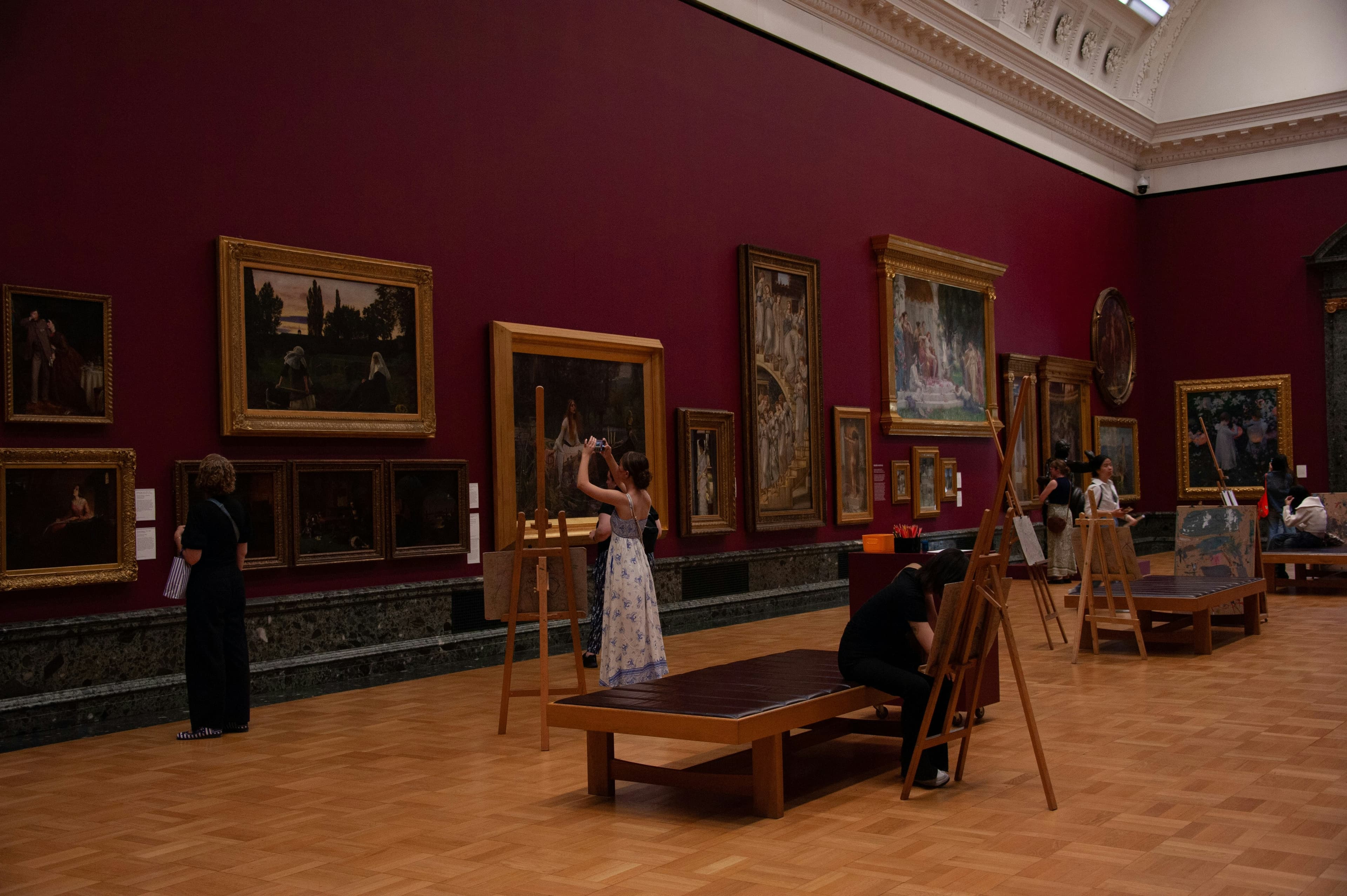 Current Exhibitions - Modern Art Gallery with Good Art Lives Longer wall text
